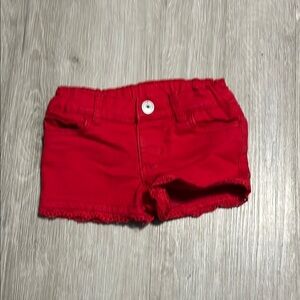Red Kids Shorts